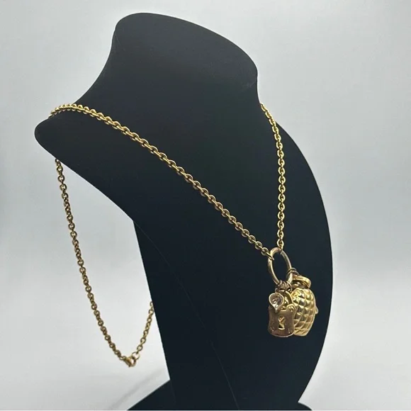 Vintage‎ multi charm Carolee necklace #253 - Picture 4 of 5